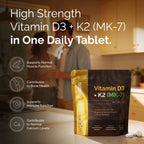 YOU Wellness® Vitamin D3 + K2 (MK‑7)