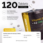YOU Wellness® Vitamin D3 + K2 (MK‑7)